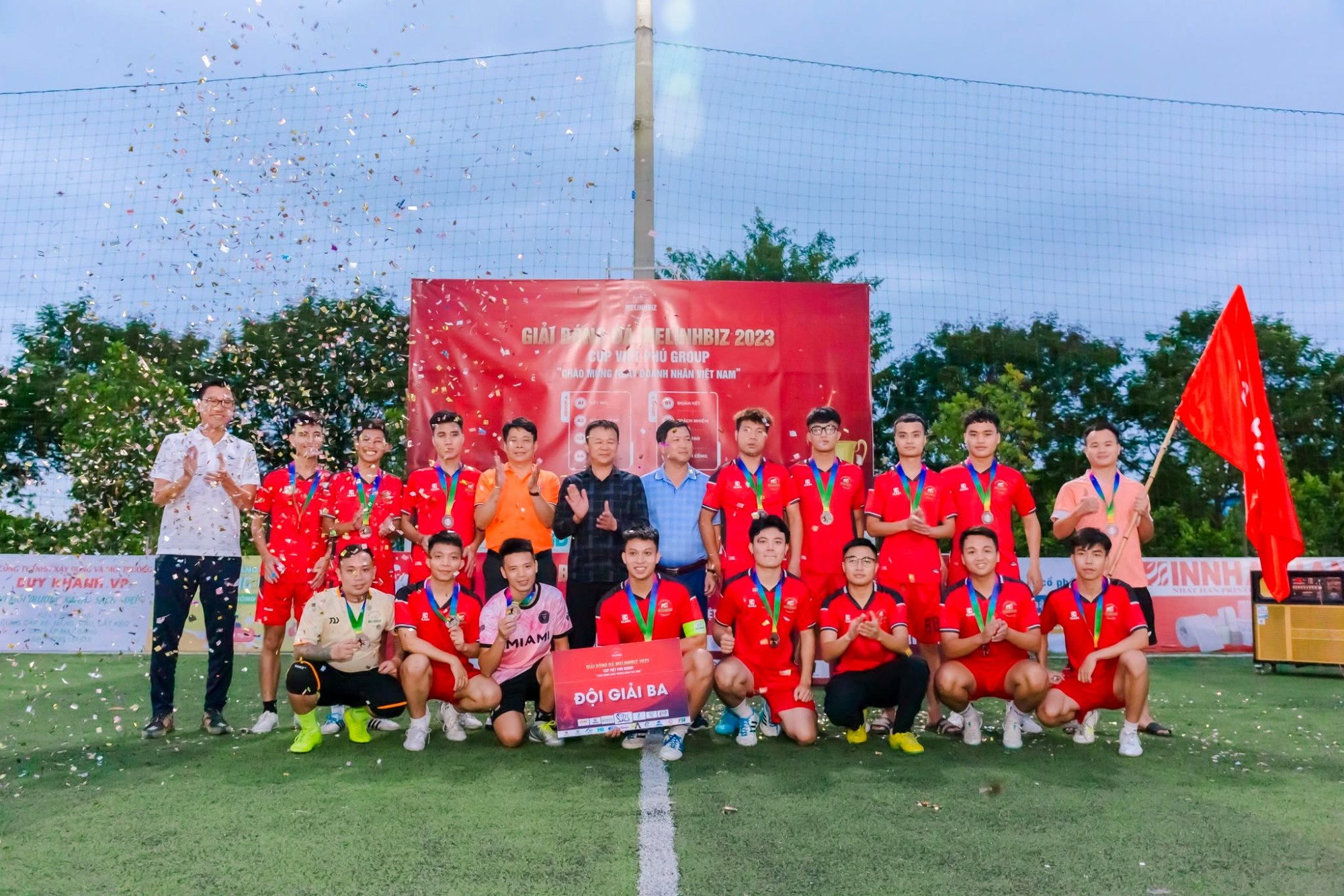 Melinhbiz 2023 サッカー大会 3位